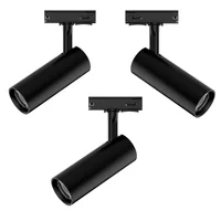 Set de 3 Spot Led Riel Cil 12w Luz Fría