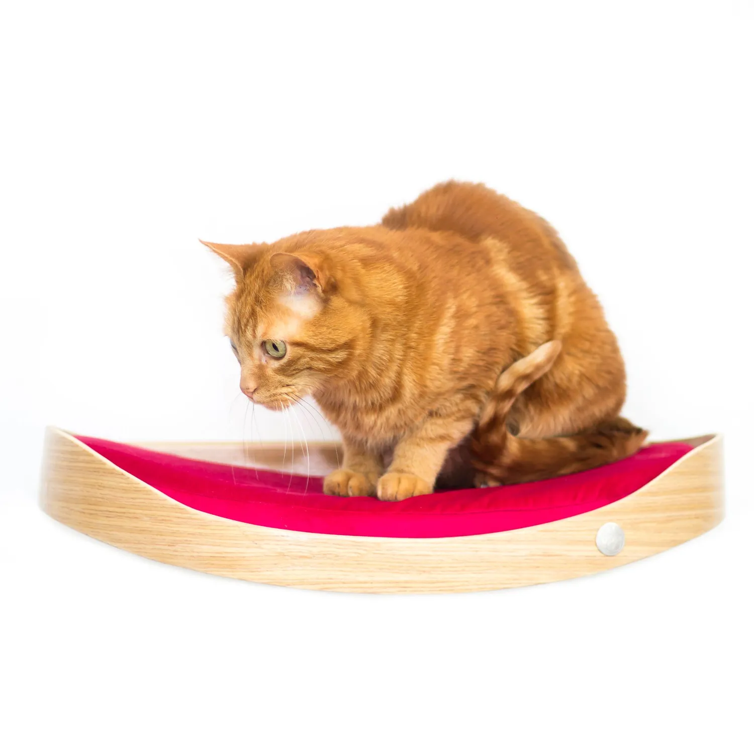 Repisa Flotante Para Gatos 50X32X13Cm Mediano Perillo