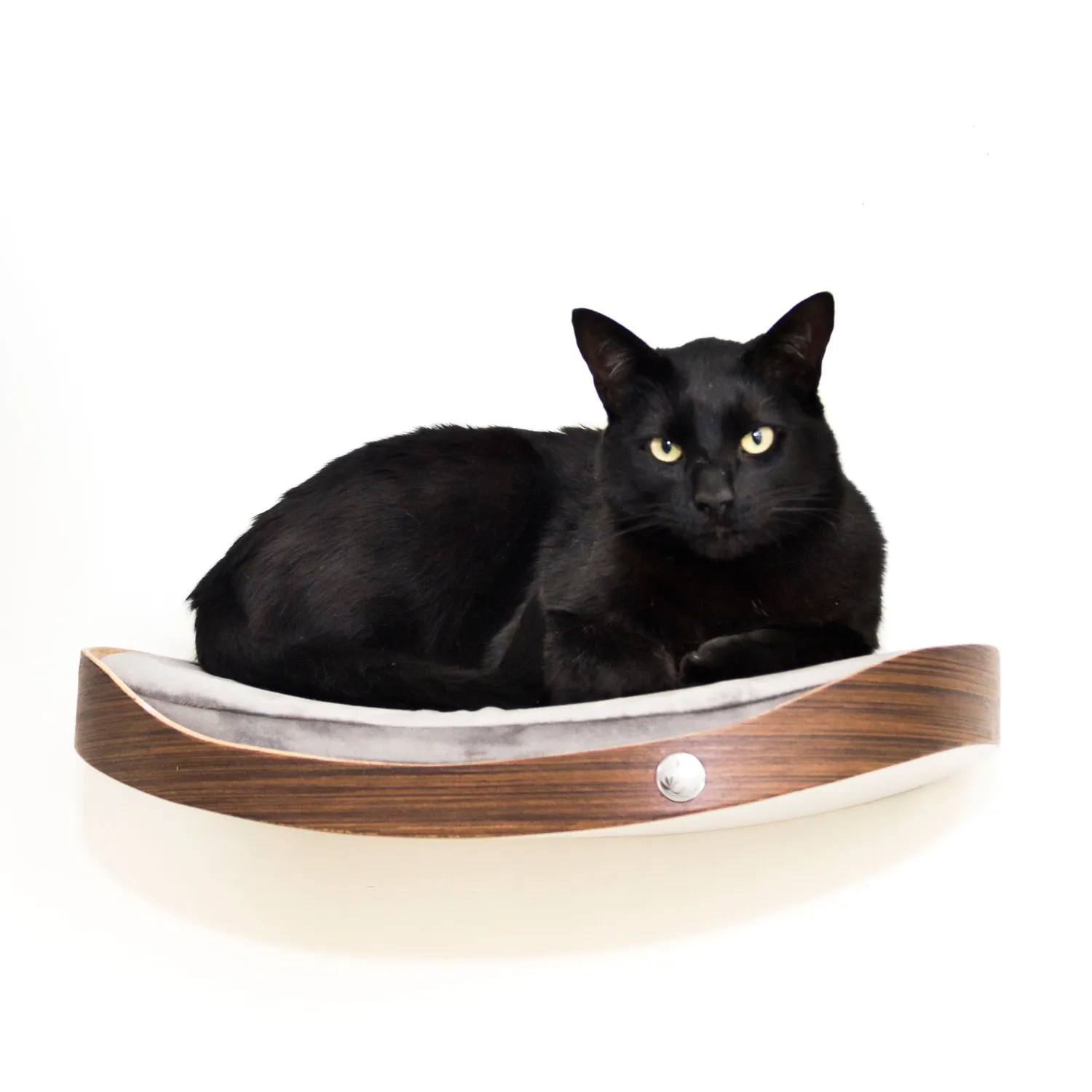 Repisa Flotante Para Gatos 50X32X13Cm Mediano Wengue 3