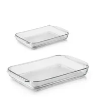 Set x2 Refractarias Rectangulares 1.9L y 2.5L