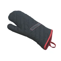 Guante Para Asador Algodón 18x6 Cm Negro/Rojo