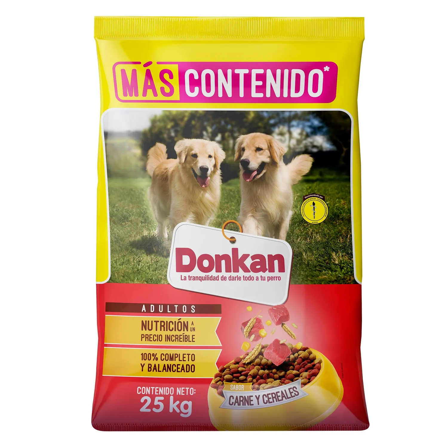 Comida Seca Para Perro Donkan Carne Y Cereales Extra Contenido 25kg 5