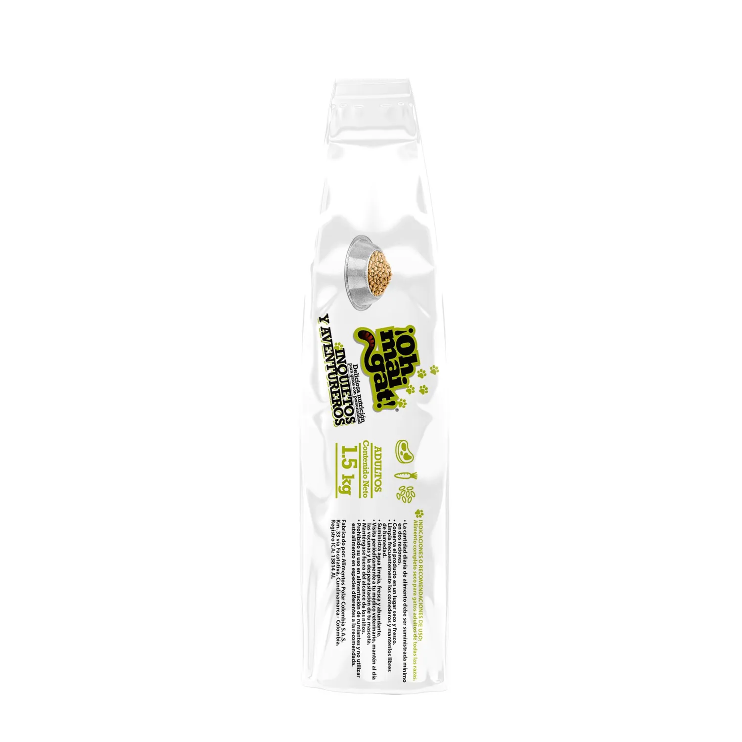 Comida Seca Para Gato Inquietos Y Aventureros 1.5kg X6und 8