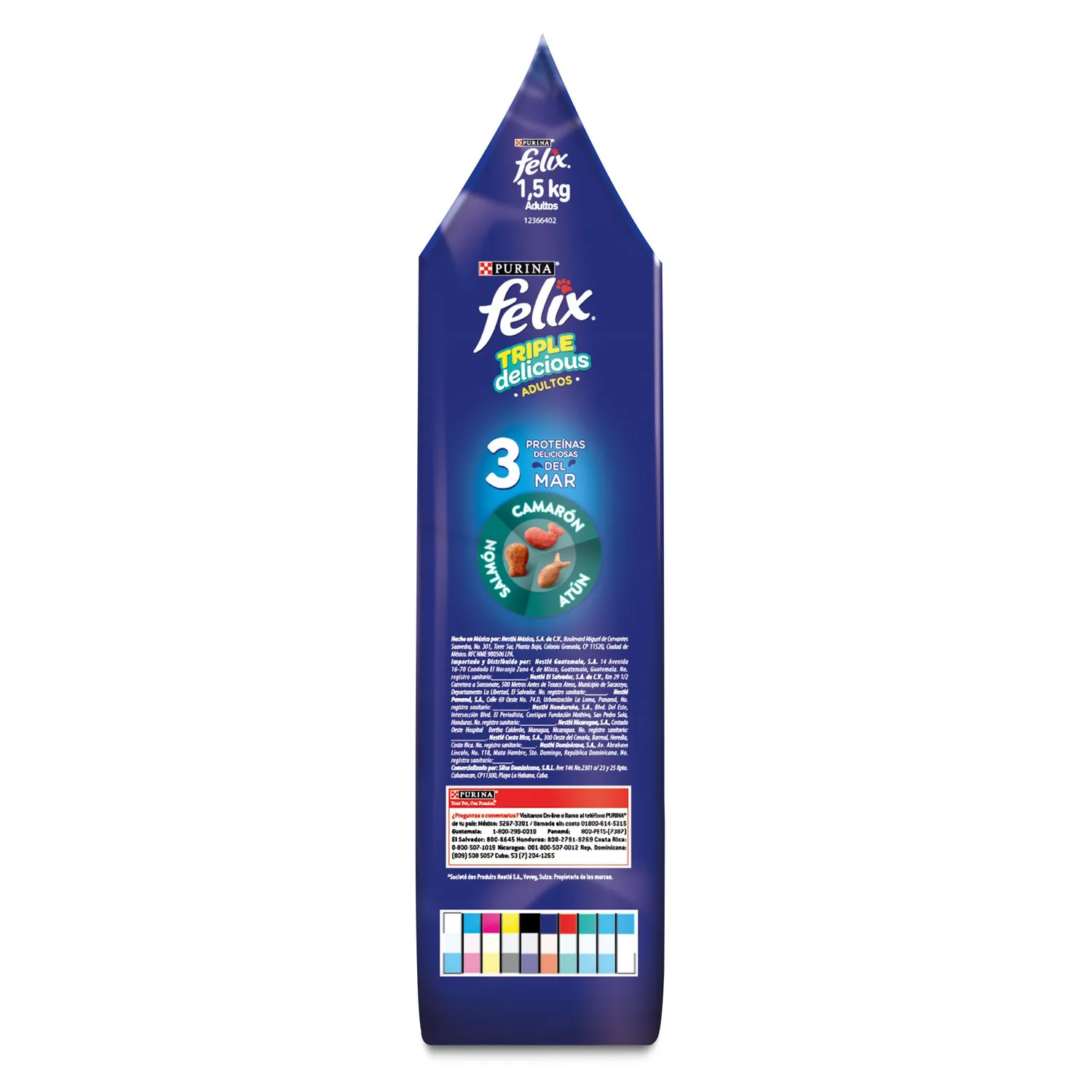 Comida Seca Para Gato Triple Delicious Mar 6 X 1.5kg 3