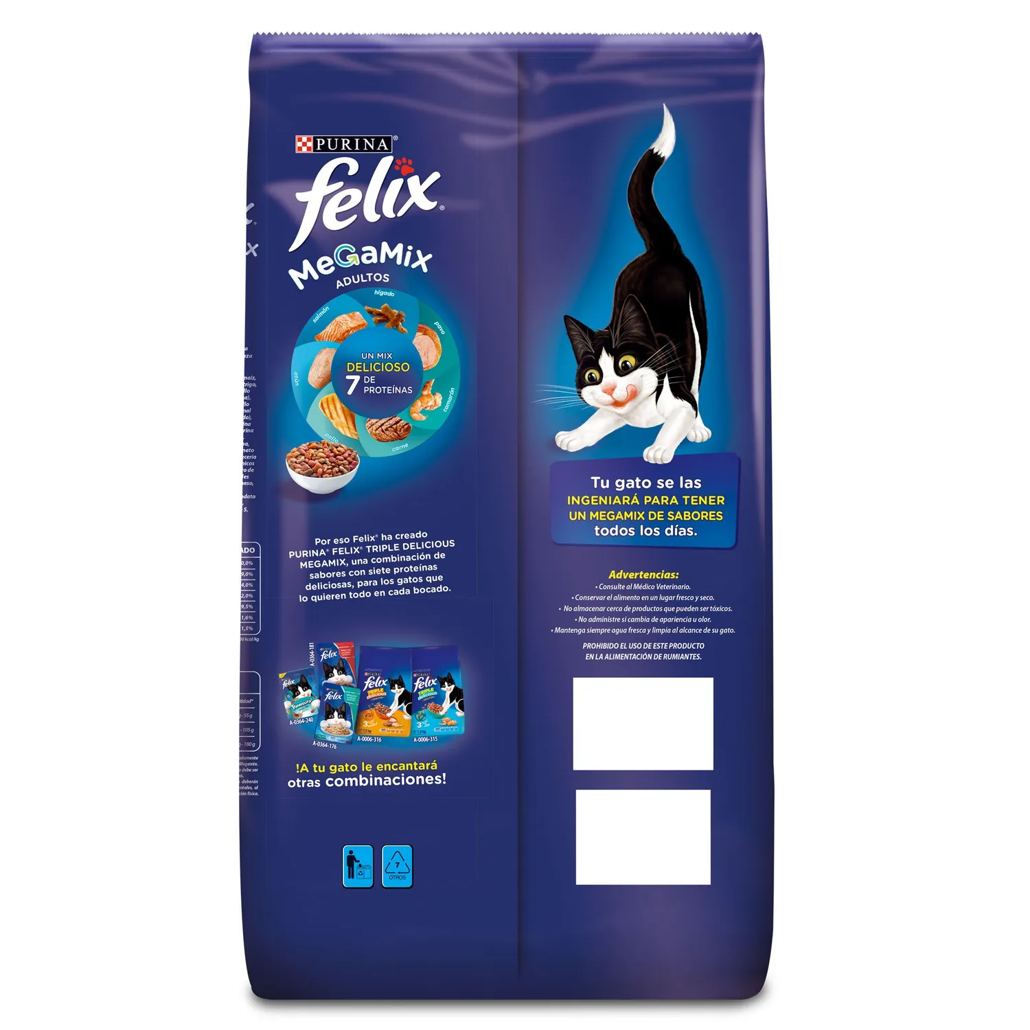Comida Seca Para Gato Megamix Felix 10kg