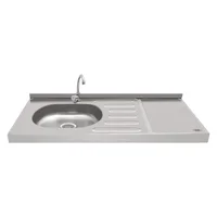 Mesón Ovata 1.20 Inox Pi