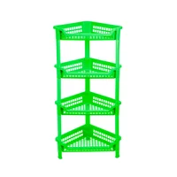 Canastilla Triangular 4 Niveles Verde