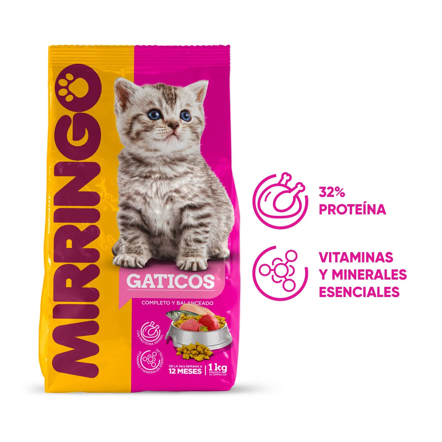 Comida Seca Para Gatos Mirringo 1kg Mirringo 5