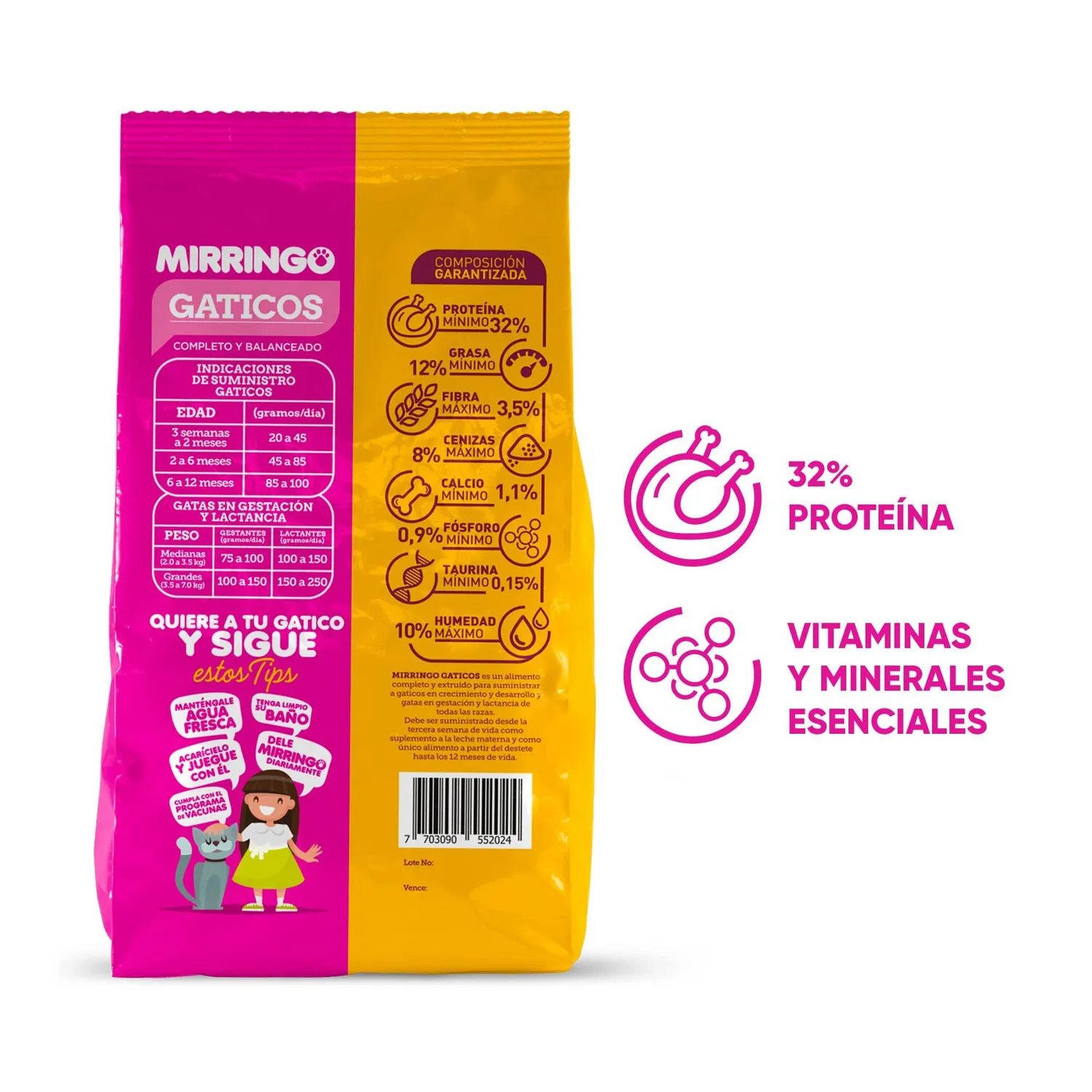 Comida Seca Para Gatos Mirringo 1kg Mirringo 7
