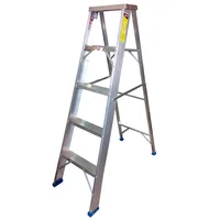 Escalera Certificada 1.50 m 5 P Tijera en Aluminio Tipo III 92 kg Fanes