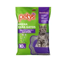 Arena Sanitaria Gato Aglomerante Bentonita Petys 10kg