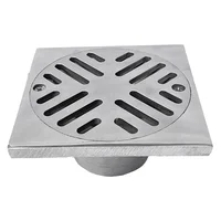 Rejilla Decorativa 5 pulg x 5 pulg x 3 pulg Aluminio para Tubería 3 pulg
