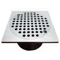 Rejilla Anticucaracha 6 pulg x 6 pulg x 4 pulg Aluminio para Tubería 4 pulg