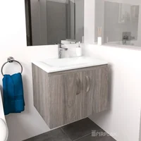 Kit Lavamanos Trentino 63X48 Bco-Mbl Basic Eleva Tamb