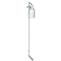 Dispensador De Gel/Alcohol/Sanitizante De Pared Con Pedal Acero Inoxidable De 100 Cm