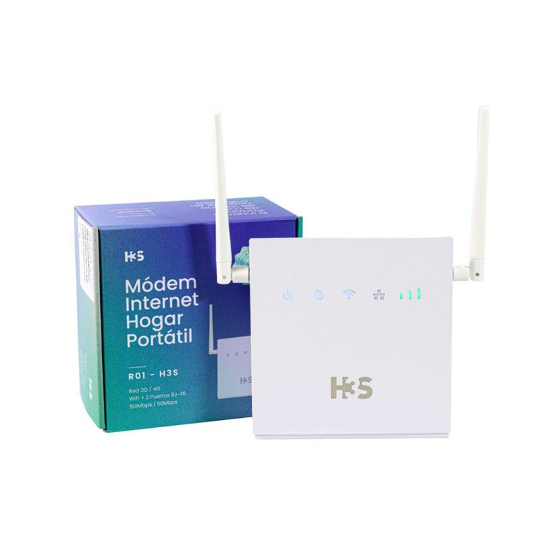 Router 4G LTE H3S R01 Portatile WiFi Mobile - Con Antenne SMB, Batteria Opzionale E Porte LAN
