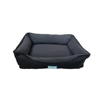 Cama Para Perro Doble Faz 95X75X20Cm Grande Negro Sofistipet