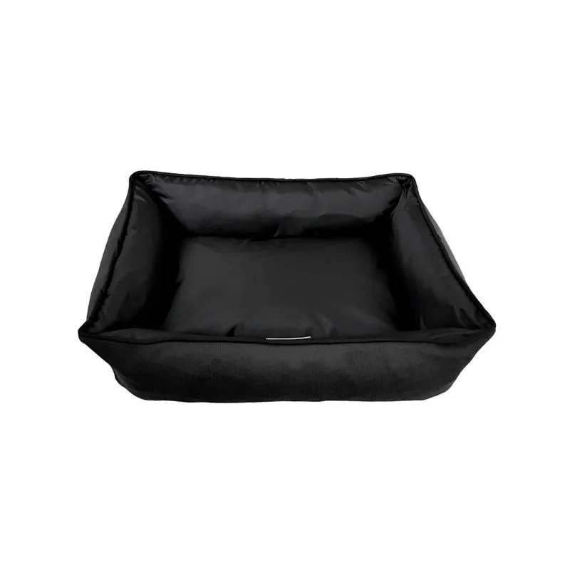 Cama Para Perro Doble Faz 95X75X20Cm Grande Negro Sofistipet