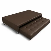 Cama Nido Jafar Doble 140X190 Microfibra Café