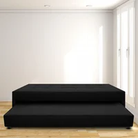 Cama Nido Jafar Sencilla 90X190 Ecocuero Negro