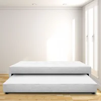 Cama Nido Jafar Sencilla 90X190 Ecocuero Blanco