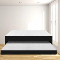 Cama Nido Semidoble 120X190 Microfibra Negro