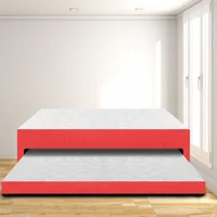 Cama Nido Semidoble 120X190 Microfibra Rojo