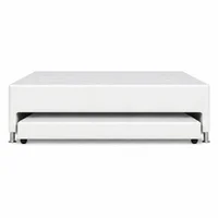 Cama Nido Sencilla 90X190 Ecocuero Blanco