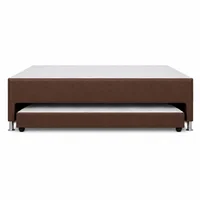 Cama Nido Sencilla 90X190 Ecocuero Café