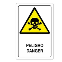 Señal Peligro 22X15Cm Poliestireno C. 20