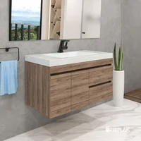 Mueble Viteli Cierre Lento Sikuani Con Lavamanos Siena 94X48 Cm Blanco