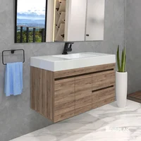 Mueble Viteli Cierre Lento Sikuani Con Lavamanos Oslo 94X48 Cm Blanco