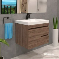 Mueble Viteli Cierre Lento Sikuani Con Lavamanos Génova 63X48 Cm Blanco