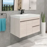 Mueble Viteli Cierre Lento Mali Con Lavamanos Siena 79X48 Cm Blanco