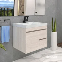 Kit Lavamanos Siena 63X48 Cm Blanco Con Mueble Viteli Cierre Lento Mali