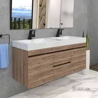 Mueble Viteli Cierre Lento Sikuani Con Lavamanos Génova 124X48 Cm Blanco