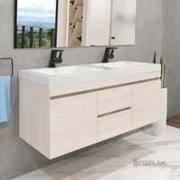 Mueble Viteli Cierre Lento Mali Con Lavamanos Siena 124X48 Cm Blanco