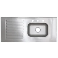 Lavaplatos Sobreponer 120X52 Acero Inox Satin Dere