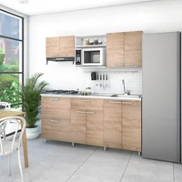 Cocina Integral Berlín 1.80 Metros Vienes Incluye Mesón Poceta Derecha 4 Fogones A Gas Just Home Collection