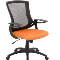 Silla de escritorio Ejecutiva Negro con Mostaza Mundial De Sillas