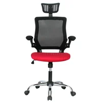 Silla De Escritorio Negro Con Rojo Mundial De Sillas Cundinamarca
