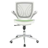 Silla de escritorio Blanco con Verde Mundial De Sillas