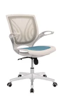 Silla de escritorio Blanco con Rojo Mundial De Sillas