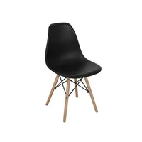 Silla Eames Negra 1 pieza