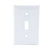 Tapa Para Interruptor Sencillo Tipo Palanca Blanco