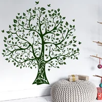 Vinilo Árbol Multiples Ramas y Arabesco 150x140