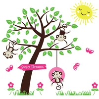 Vinilo Infantil Happy World T3 Niña 180x180