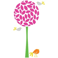 Vinilo Infantil Simple Tree Niña 90x170