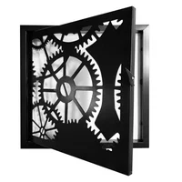 Tapa Regular L-Trg Arq T4 Lami Palan 40X40Cm Negro
