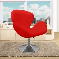 Poltrona Egg Trebol 105X77X70 Ecocuero Rojo